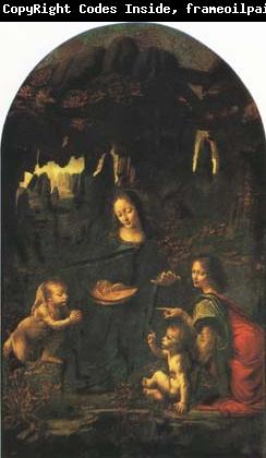 Leonardo  Da Vinci Virgin of the Rocks (mk10)